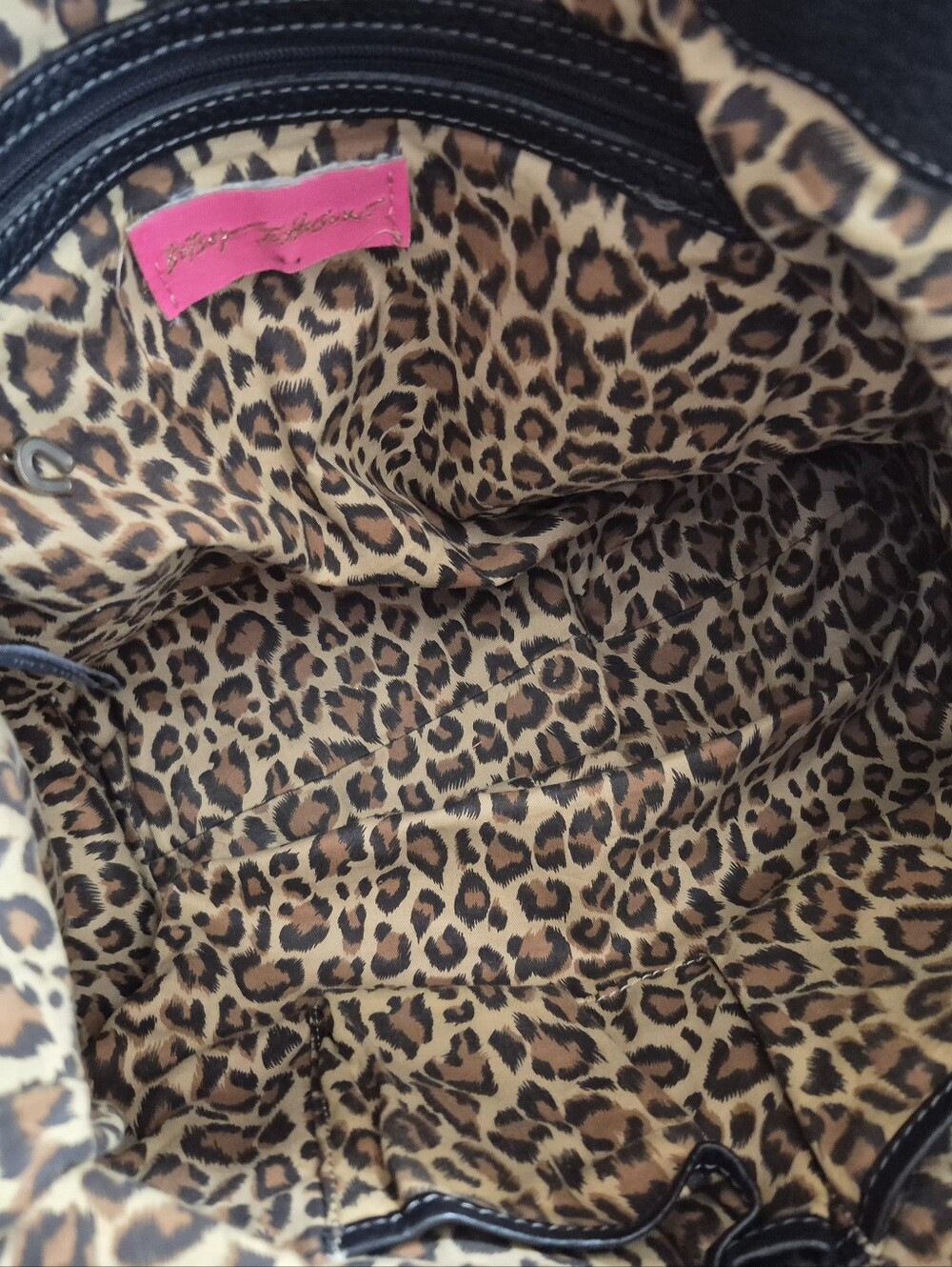 Betsey Johnson Vintage Leather Studded Satchel - Picture 8 of 8